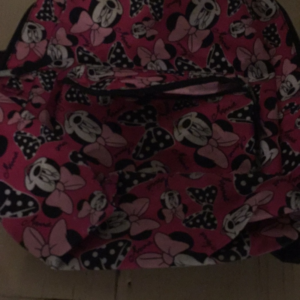 Minnie Mouse back pack pink